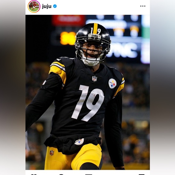 FANATICS Steelers #19 Juju Smith-Schuster game day jersey, NEW size L - Picture 2 of 10